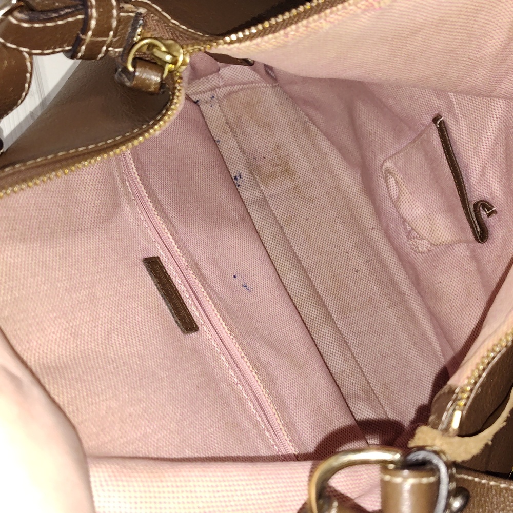 Brown Dooney and Bourke Dillen Pocket Sac Brown Leather Bag - Picture 15 of 15
